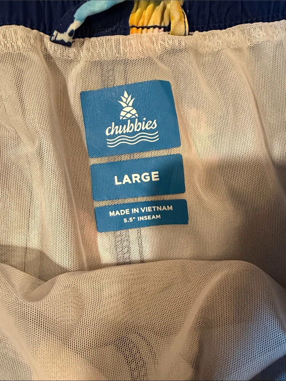 Men's Chubbies Swim Trunks Size L